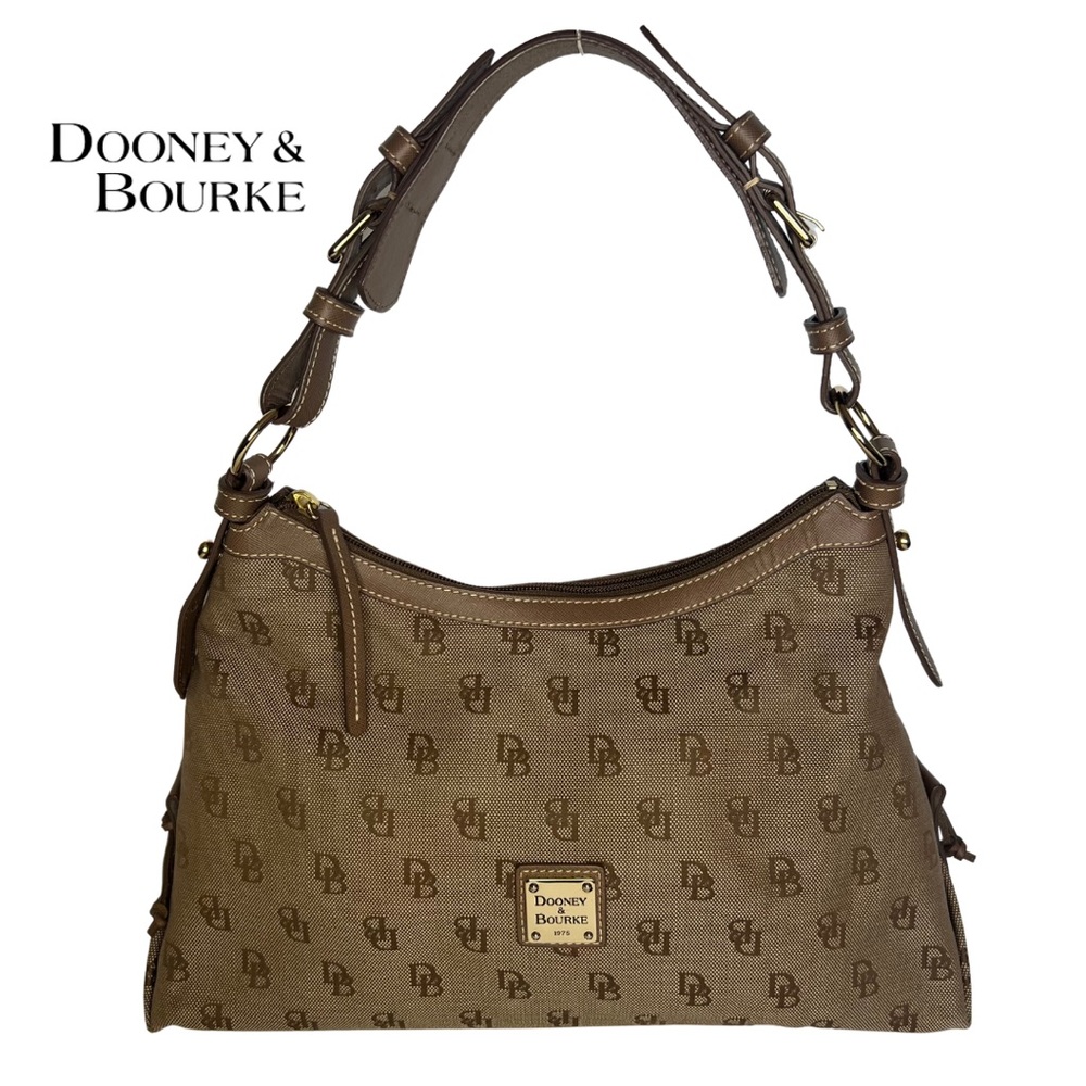 Dooney & Bourke | NWOT Soho Shoulder Hand Bag - Brown Signature Fabric